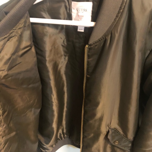 Guess women lightweight bomber jacket Olive - Picture 3 of 8